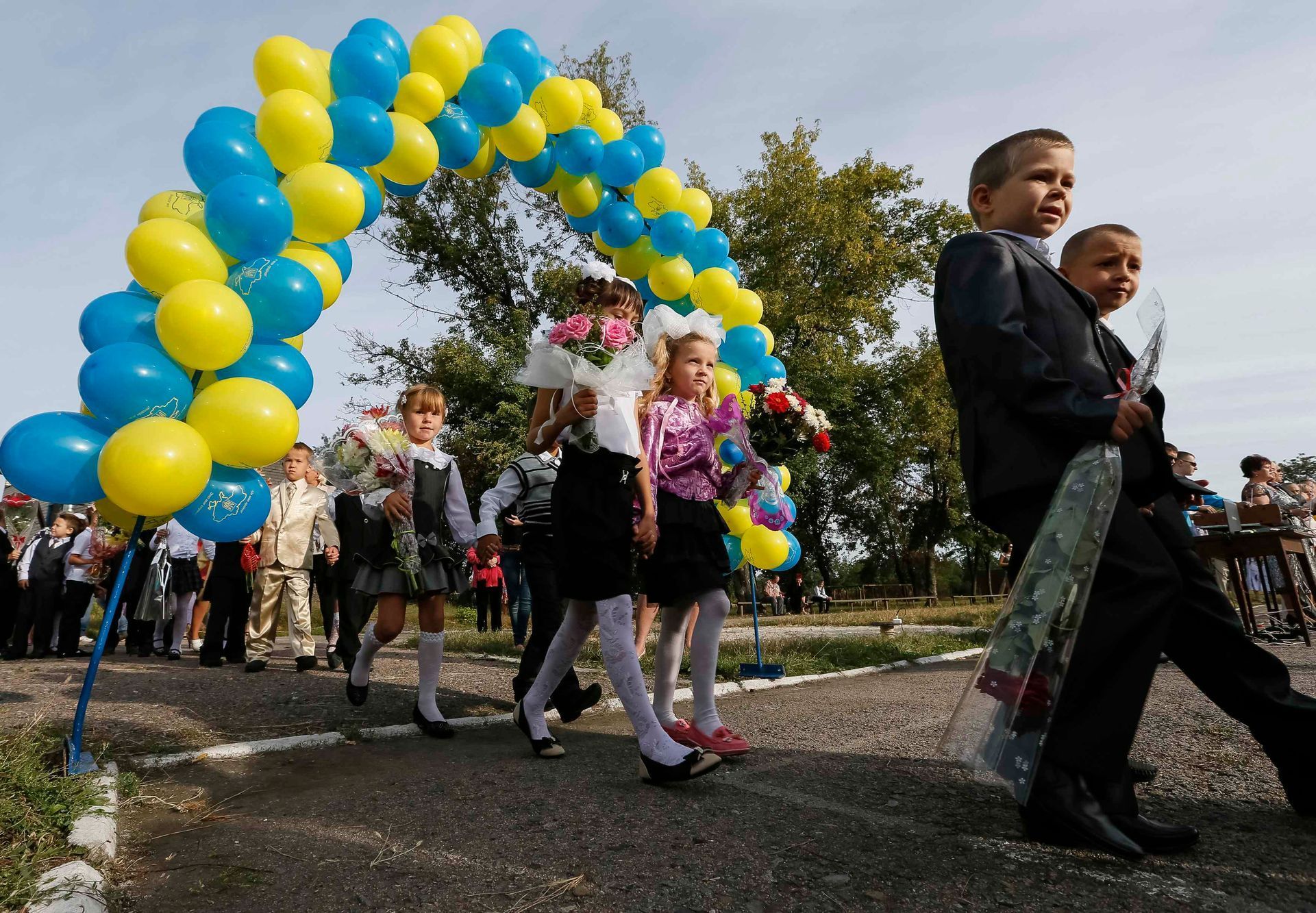 Ukrajina - první školní den
