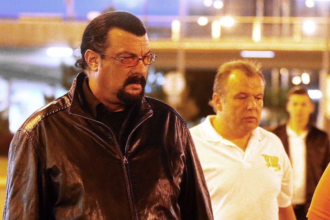 Zdeněk Zahradník (vpravo) a Steven Seagal