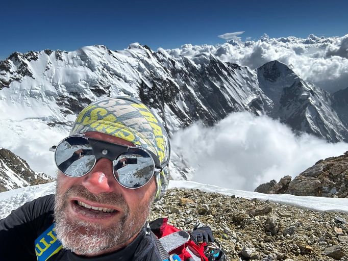 Marek Novotný při výstupu na Nanga Parbat