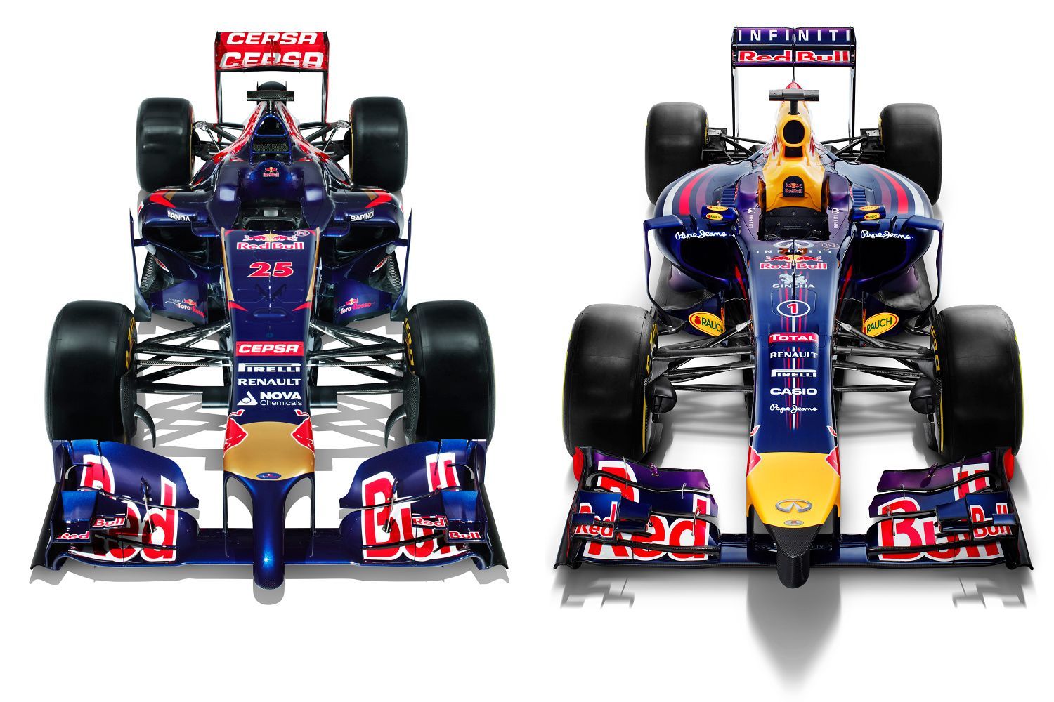 F1: Red Bull RB10 a RB09