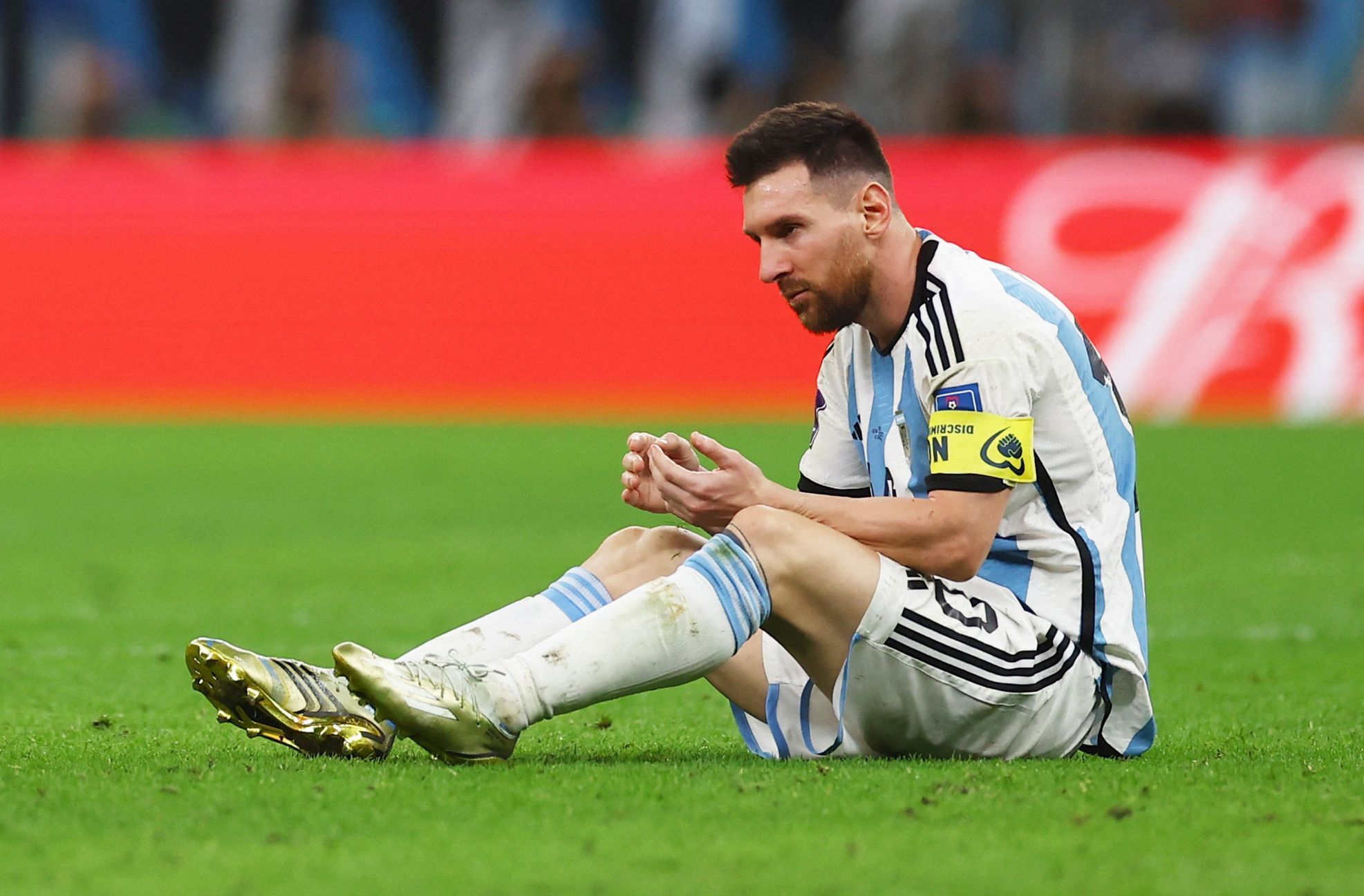 Lionel Messi ve čtvrtfinále MS 2022 Nizozemsko - Argentina