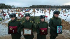 Wagnerova skupina, Rusko, Ukrajina, pohřeb