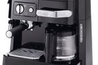Kávovar DeLonghi BCO 410 
Domácí kombinovaný kávovar k přípravě espressa a překapávané kávy 15bar kombinovaný přístroj na espresso a překapávanou kávu (10 šálků), nastavitelný proud páry, odkládací plocha na šálky ESPRESSO: držák filtru, lze použít mletou i porcovanou kávu - tzv. E.S.E. pody, vypínač s kontrolkami, vyjímatelná nádržka na vodu PŘEKAPÁVANÁ KÁVA: nahřívací plotýnka na konvici pro zachování ideální teploty již uvařené kávy, kompletní přístup z přední části přístroje: přístroj lze otevřít ze předu, pro snadné použití a snadné doplnění vody a kávy, automatické zařízení zabraňující odkapavání, kapacita 10 šálků, vodní filtr. V e-shopu kavovary-obchod.cz za 3 990 Kč.