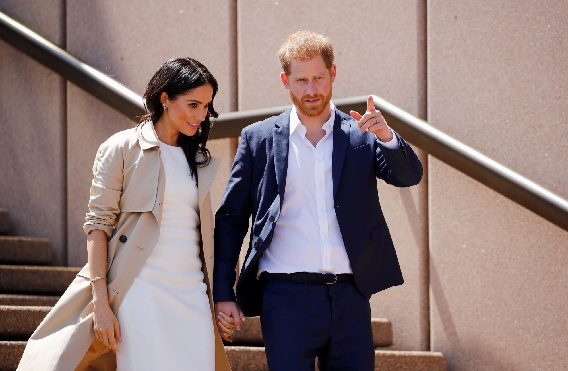 Vévodkyně Meghan a princ Harry v Austrálii