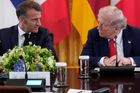 Schůzka v Bílém domě překonala očekávání. Putin je predátor, varuje Macron