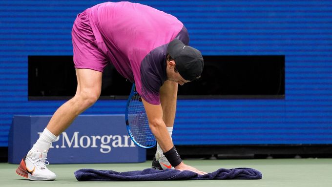 Jannik Sinner - Jack Draper, sestřih semifinále US Open.