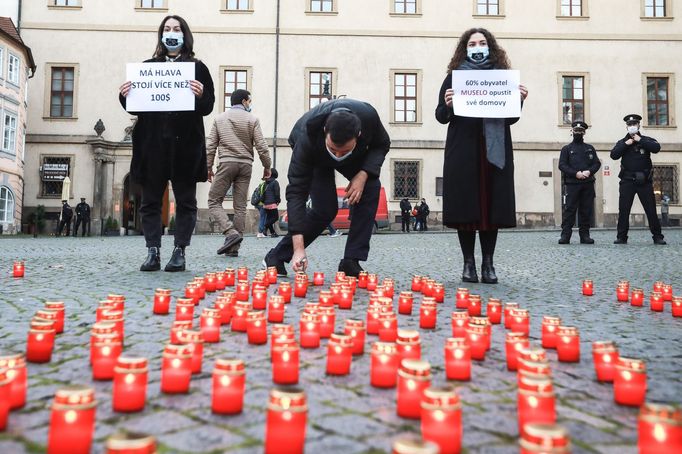 Tichý protest proti válce v Arménii a uctění památky jejích obětí.