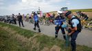 Protesty v 16. etapě Tour de France