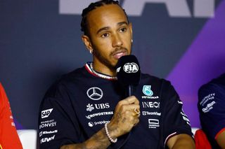 F1, VC Bahrajnu 2024: Lewis Hamilton, Mercedes.