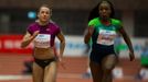 Czech Indoor Gala 2017: 60 M - Barbora Procházková a Rosangela Santosová