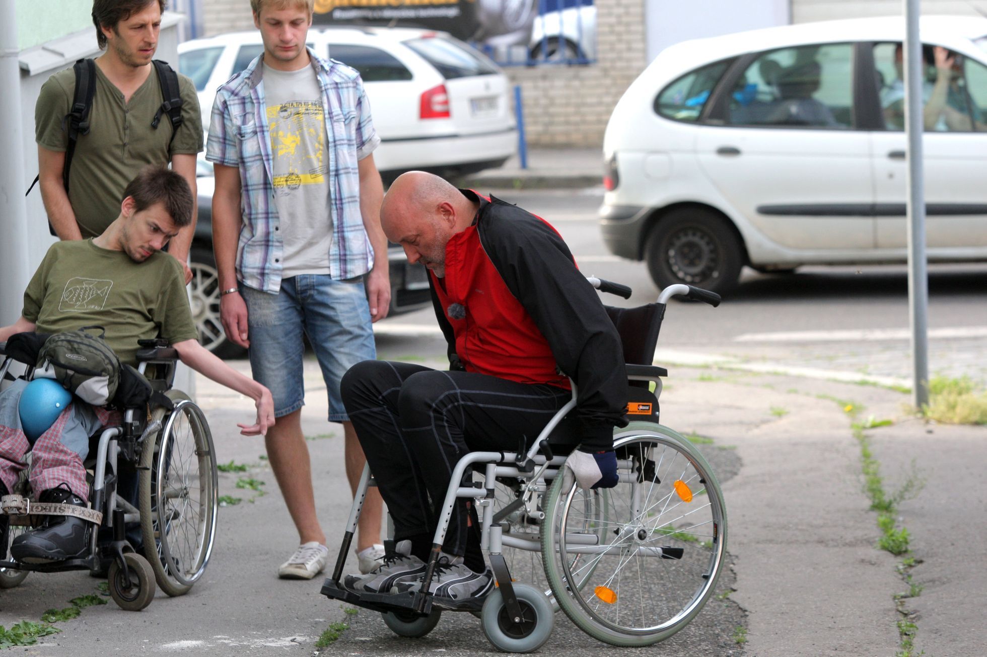 Na vozíku z Proseka do Libně