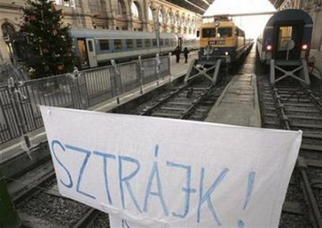 Maďarsko stávky