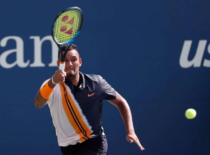 Nick Kyrgios ve druhém kole US Open 2018