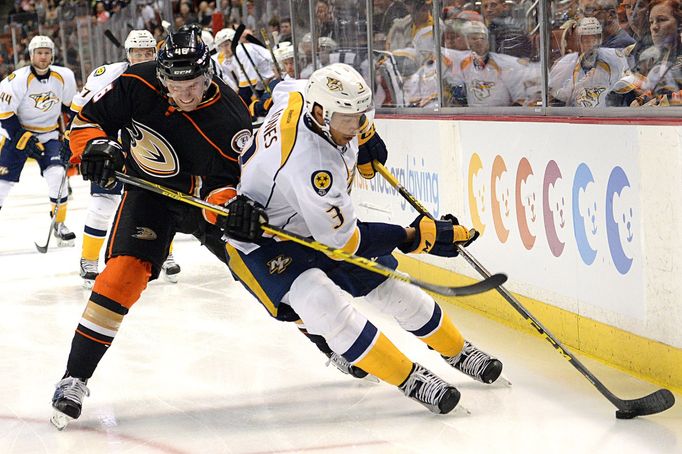 NHL: Nashville Predators at Anaheim Ducks (Jiří Sekáč)