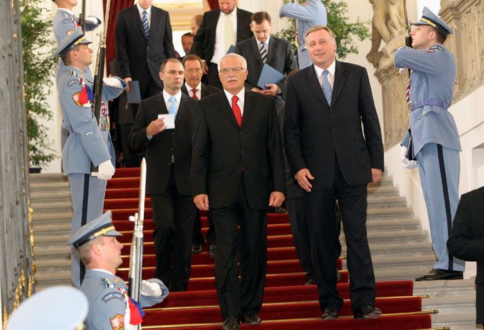 Prezident jmenoval Topolánkovu vládu