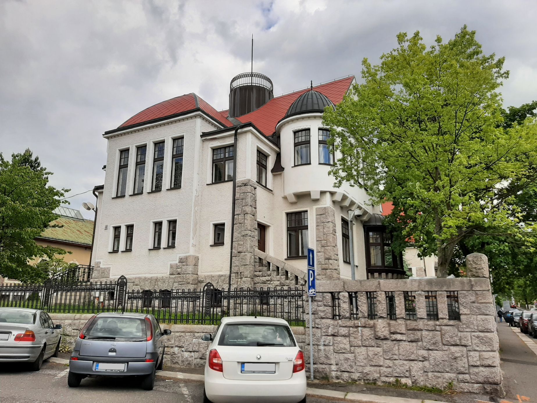 Jablonec, vily, architektonické vycházky