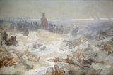Po bitvě u Grunwaldu (podtitul Severoslovanská vzájemnost), 1924, vaječná tempera, olej, plátno, 405 × 610 cm