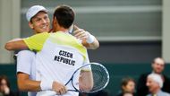 Jednoduché to neměli Češi ani v únoru v 1. kole ve Švýcarsku. Tomu sice chyběl Roger Federer, Češi se museli obejít bez Štěpánka. Role dvojky a Berdychova deblového partnera se tak ujal Rosol, který se s Berdychem zúčastnil rekordního daviscupového zápasu, když s párem Marco Chiudinelli, Stanislas Wawrinka strávili na kurtu sedm hodin a pět minut. Češi nakonec vyhráli 24:22 v pátém setu a udělali klíčový bod k postupu. Zbylé dva přidal ve dvouhrách Berdych.