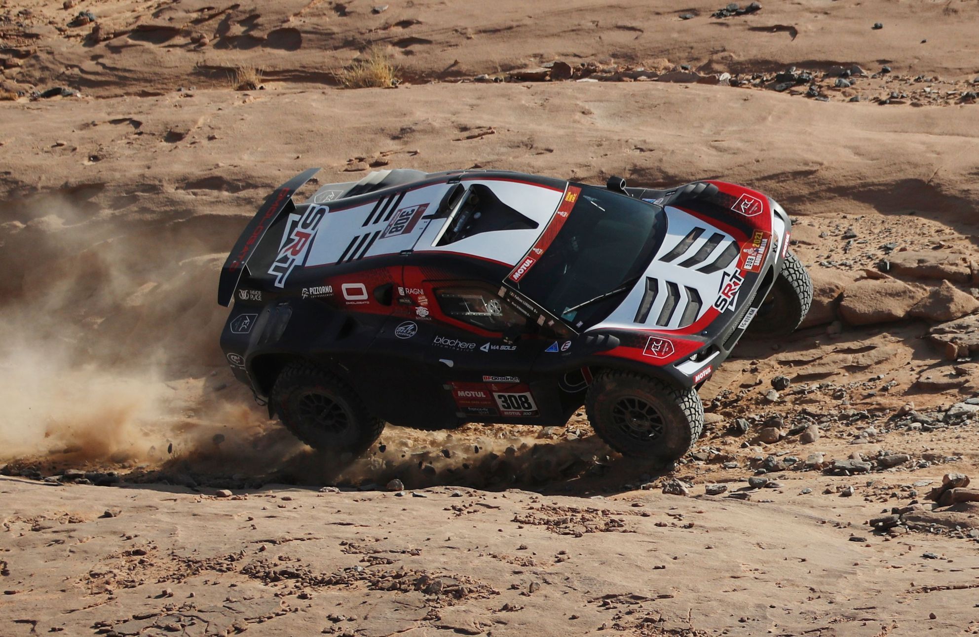Mathieu Serradori (SRT) v 3. etapě Rallye Dakar 2021
