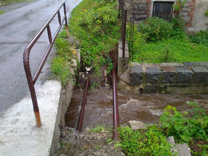 Situace ve Smržovce dopoledne 22. 7.