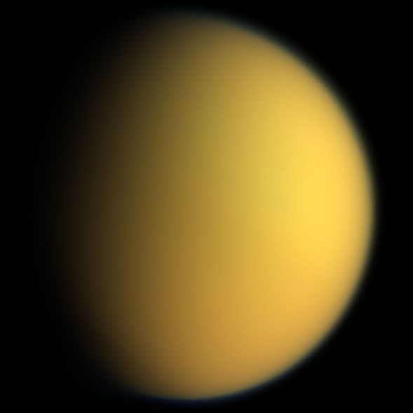 Saturnův měsíc Titan