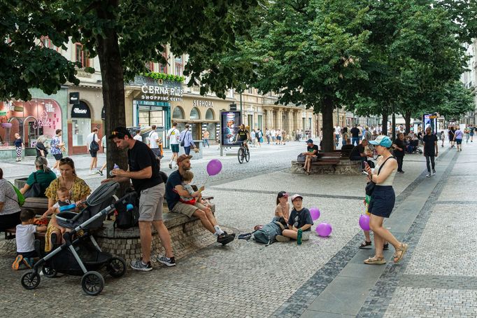 Adaptační proti změně klimatu v Praze.