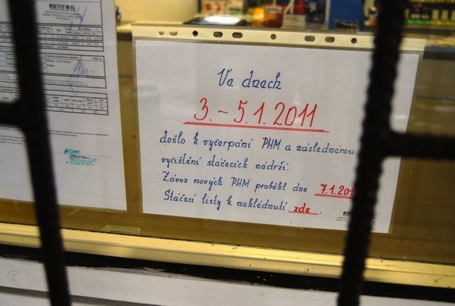 Benzinové pumpy kontrolované ČOI