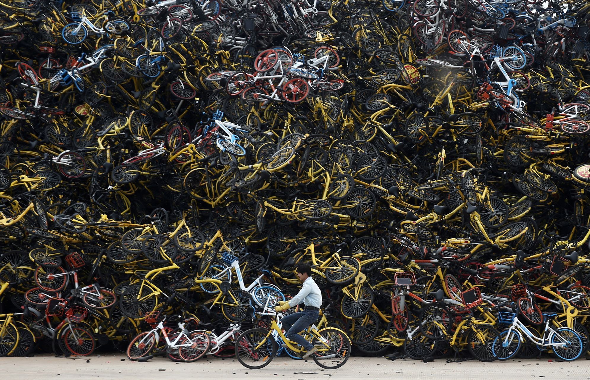 Fotogalerie / Hřbitov jízdních kol v Šanghaji / Čína / Reuters / 6