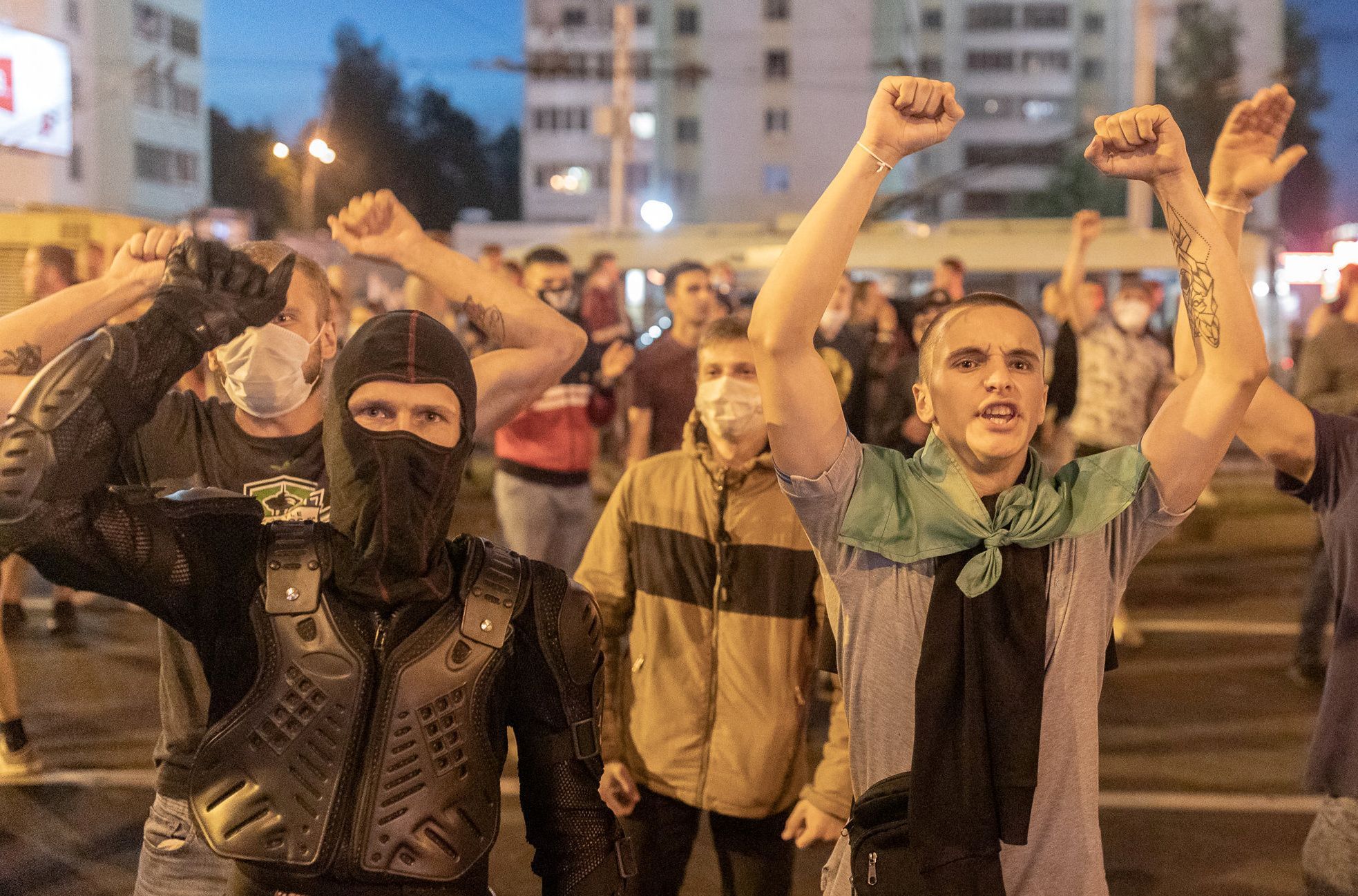 Bělorusko, Minsk, protest, demonstrace, Lukašenko, volby