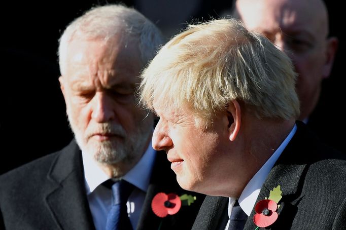 Jeremy Corbyn a Boris Johnson.