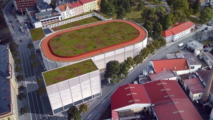 Jihlava postaví nový zimní stadion. Bude průhledný a na střeše bude mít běžecký ovál