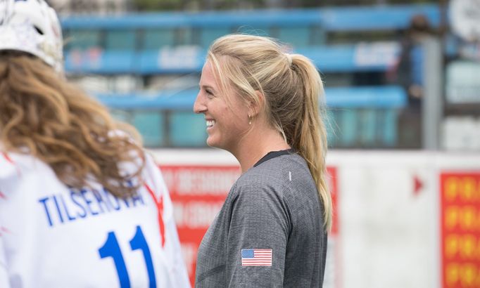 Ally Mastroianniová při návštěvě v Praze