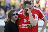 Kapitán plzeňských fotbalistů a jedna z největší osobností české ligy se ve chvíli, kdy mu aplaudovalo 11 500 fanoušků, neubránil dojetí.