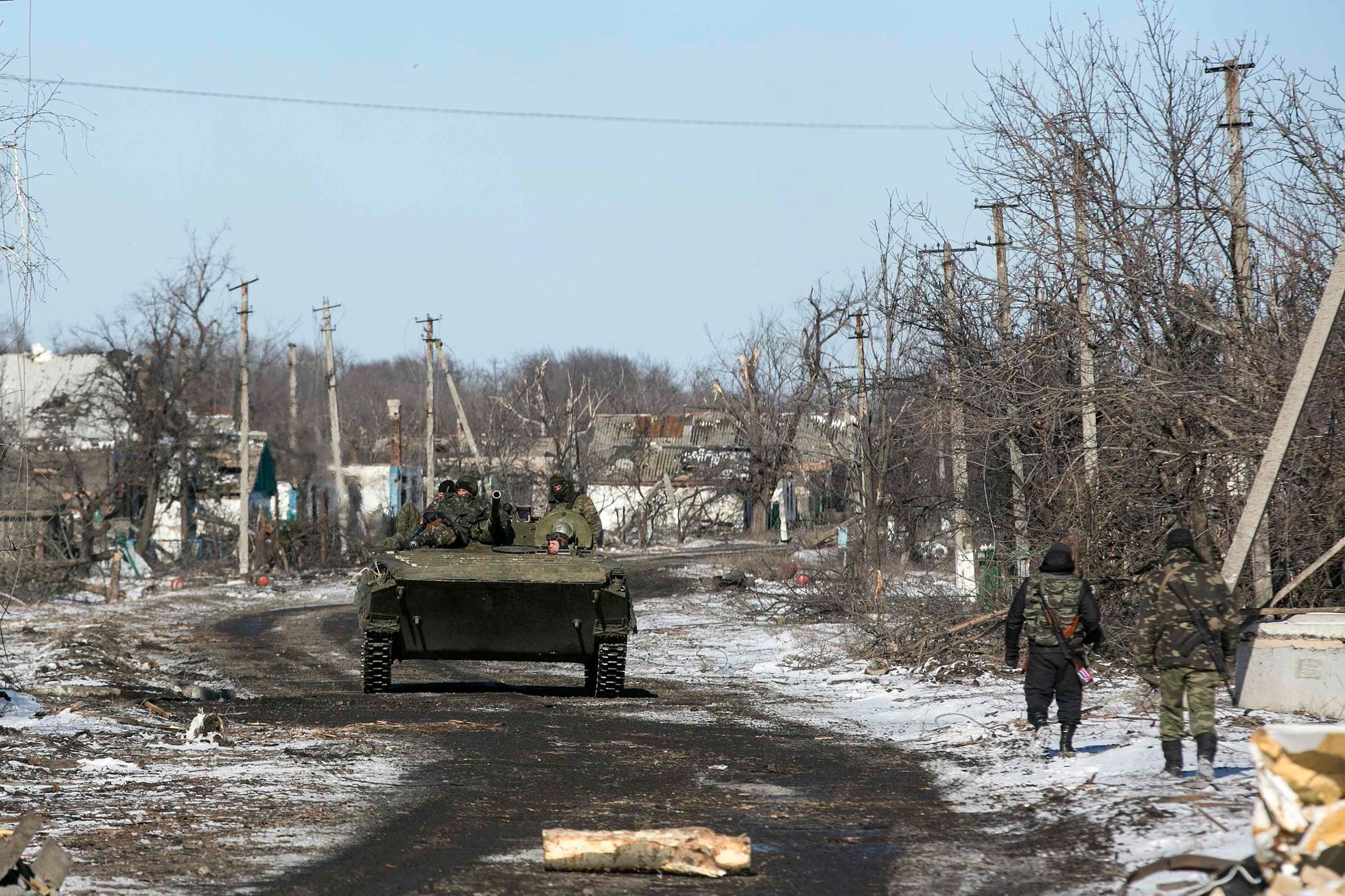 Ukrajina - separatisté - 15. února