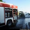 Požár autobus ČM