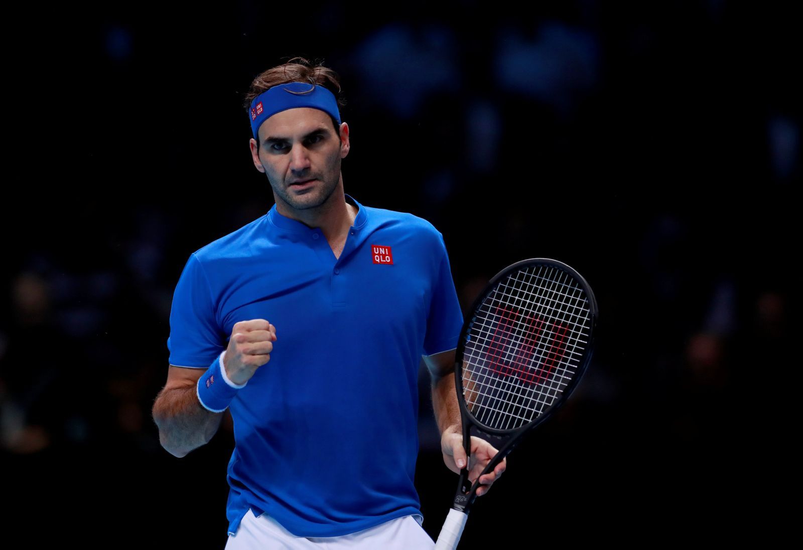 Roger Federer na Turnaji mistrů 2018