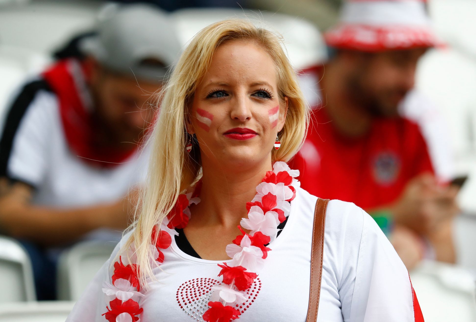 Euro 2016, Maďarsko-Rakousko: fanynka Rakouska