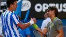 Tomáš Berdych a David Ferrer na Australian Open 2014