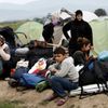 Vyklízení uprchlického tábora v Idomeni