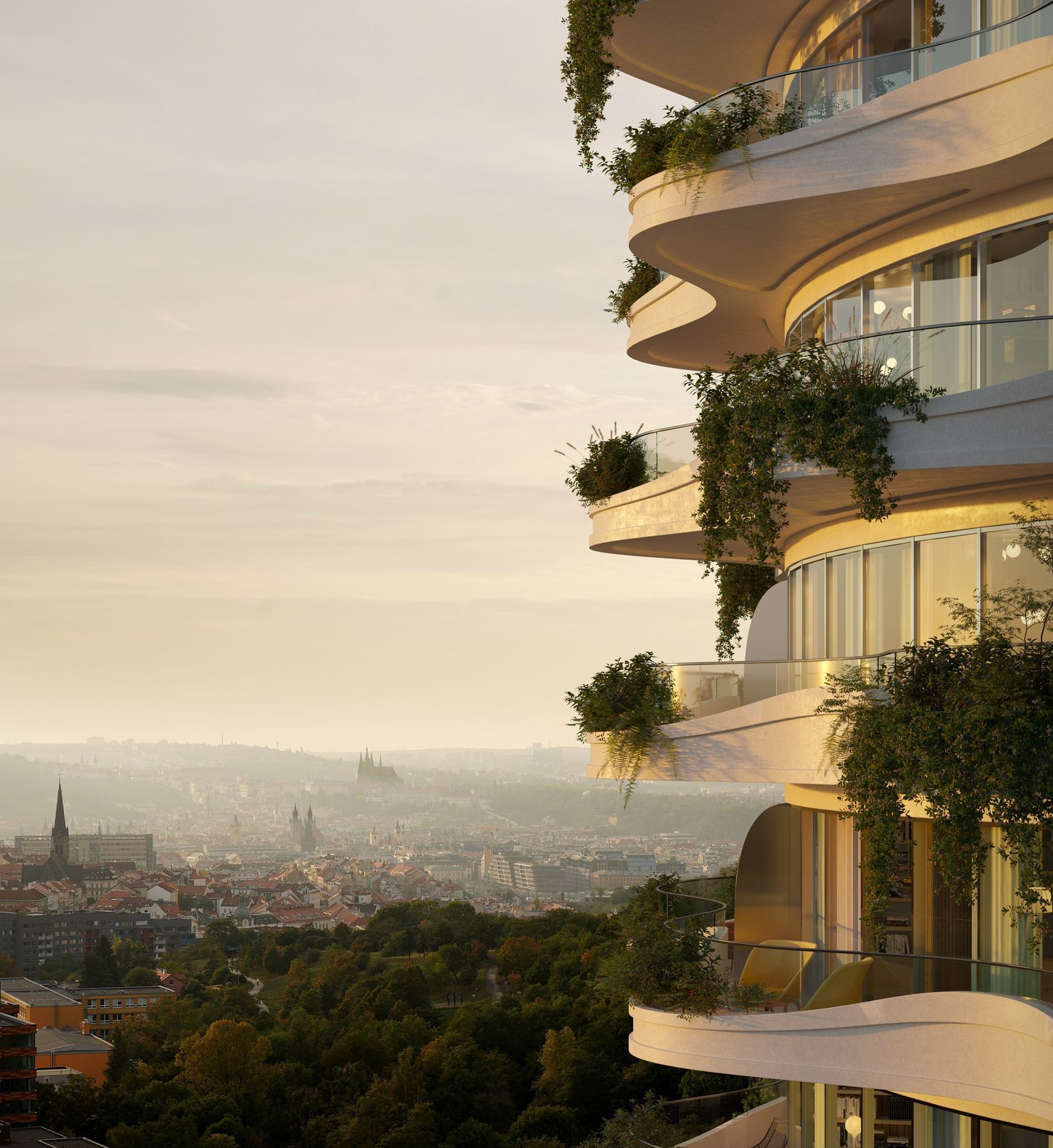 Centrum Nového Žižkova vizualizace