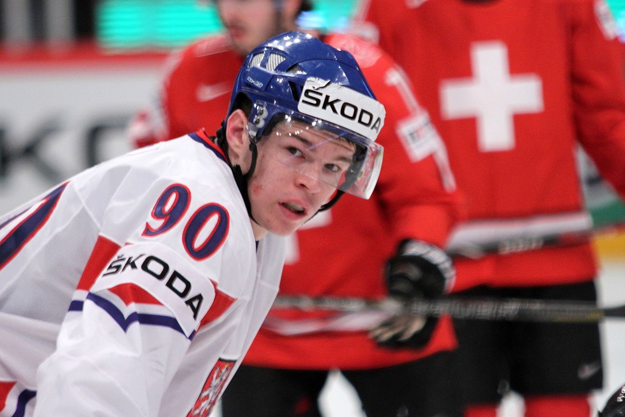 Hokej, MS 2013, Česko - Švýcarsko: Tomáš Hertl