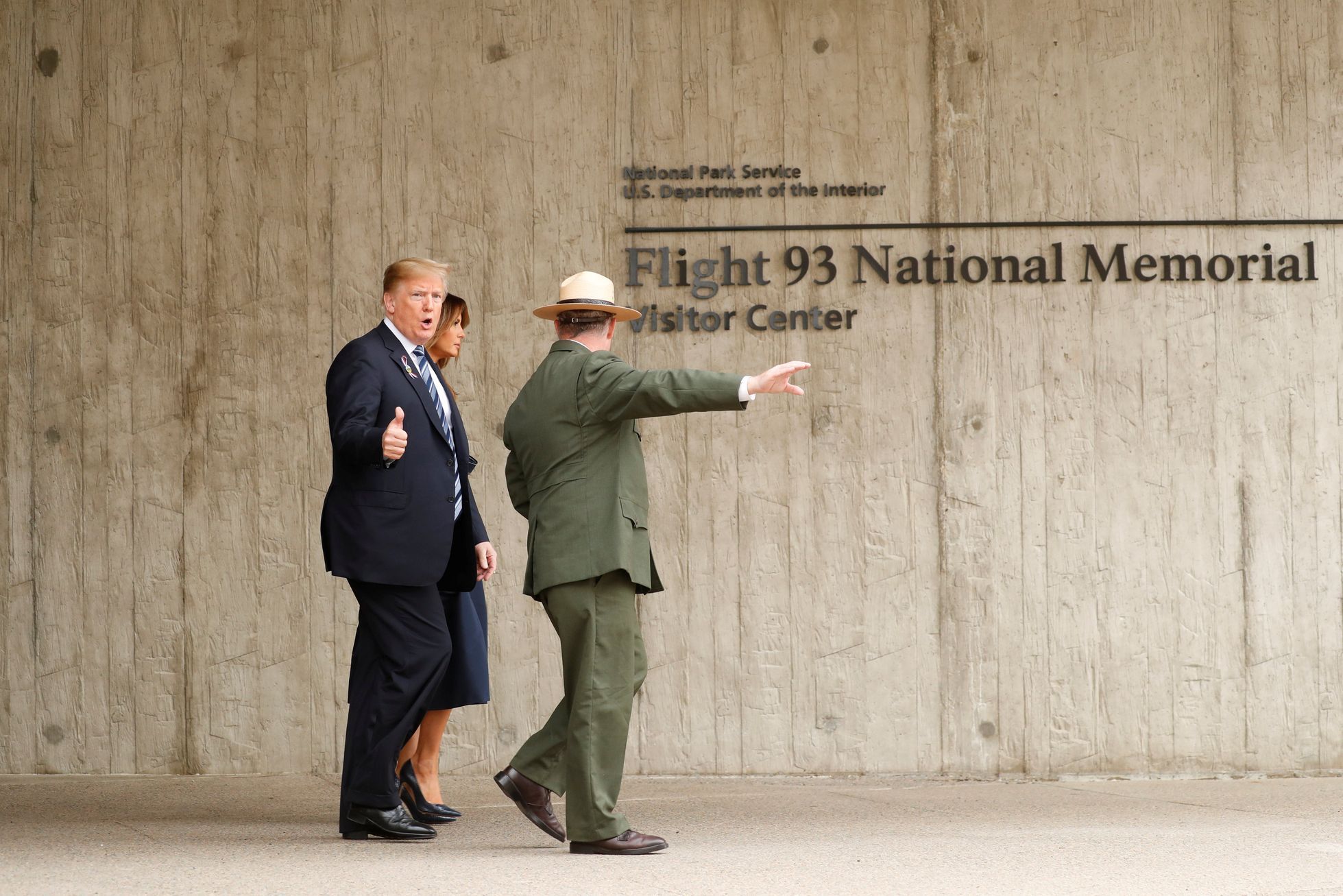 Donald Trump památník obětem letu 93 11. září