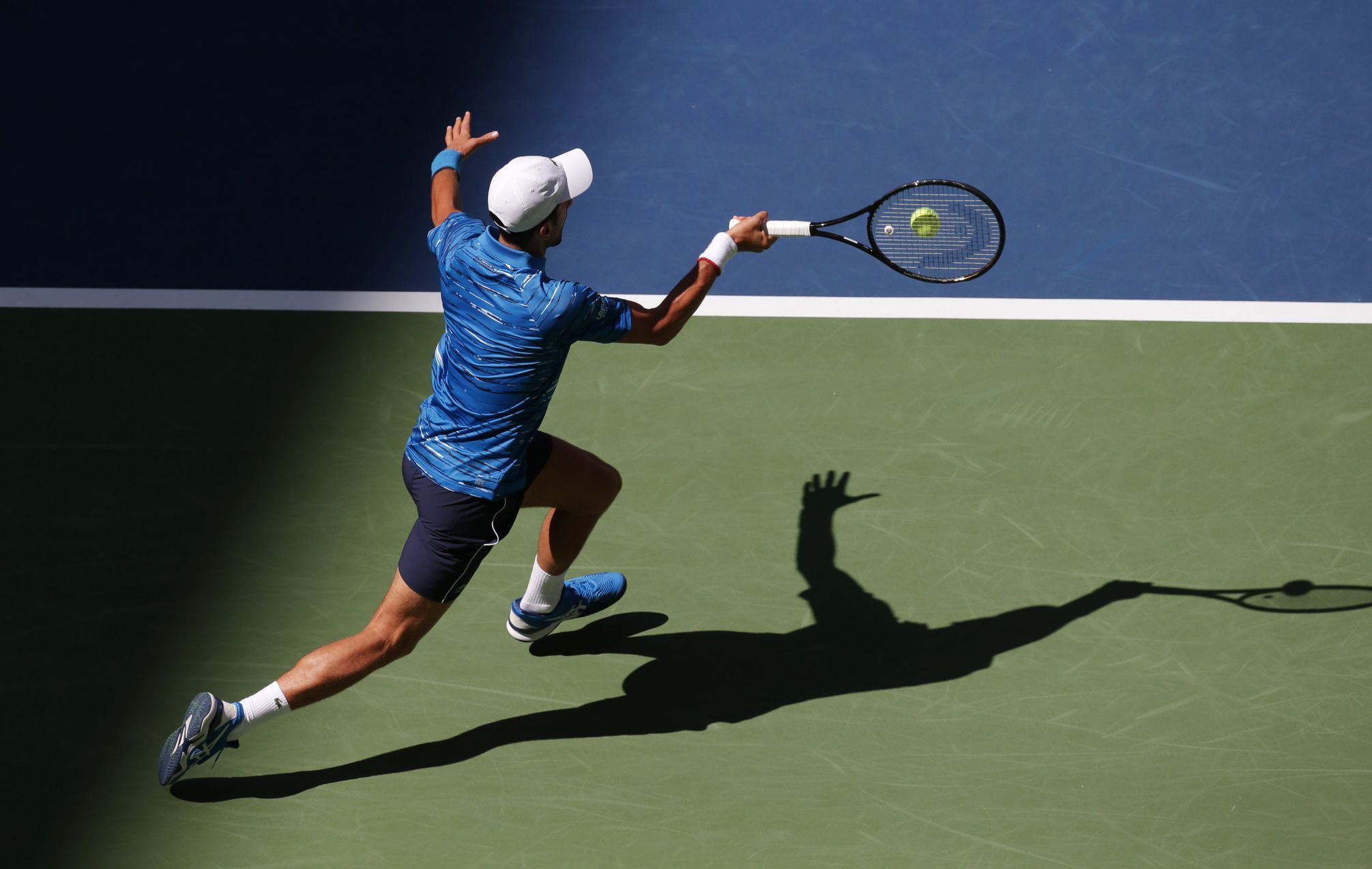 Novak Djokovič v 1. kole US Open