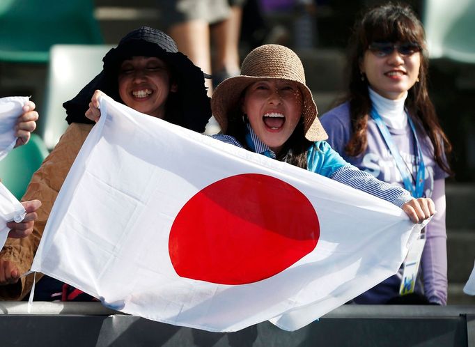 Australian Open: fanoušci a vlajky