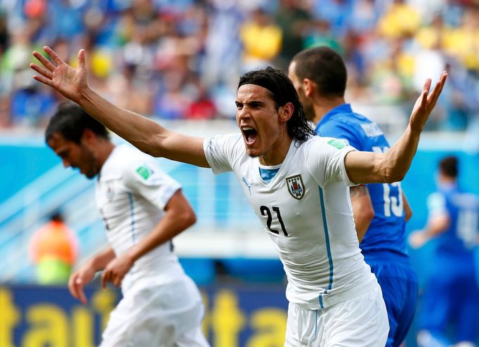 MS 2014, Uruguay-Itálie: Edinson Cavani