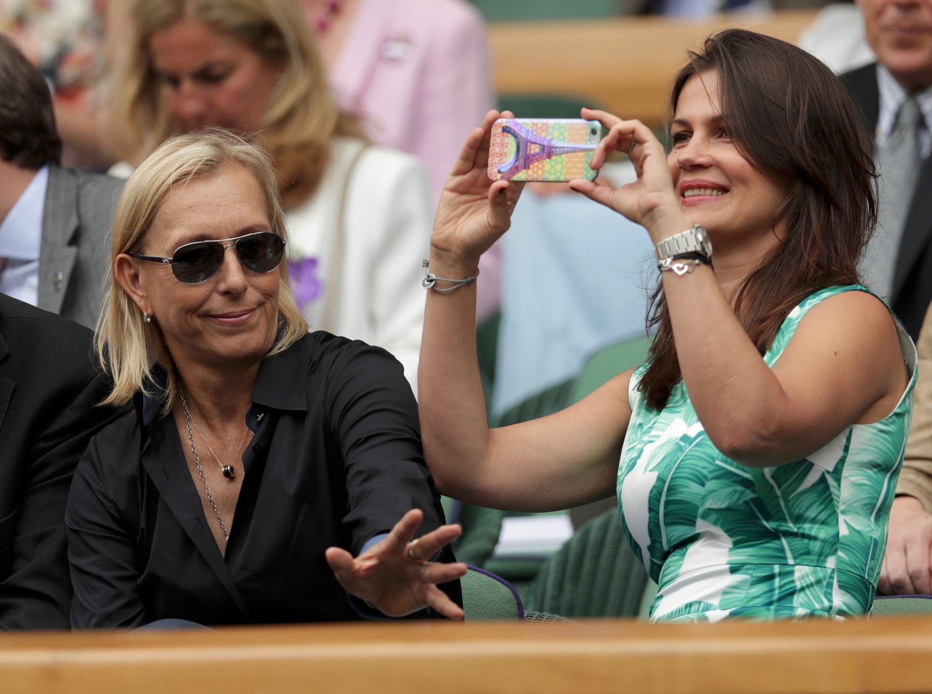 Wimbledon 2016: Martina Navrátilová a její manželka Julia