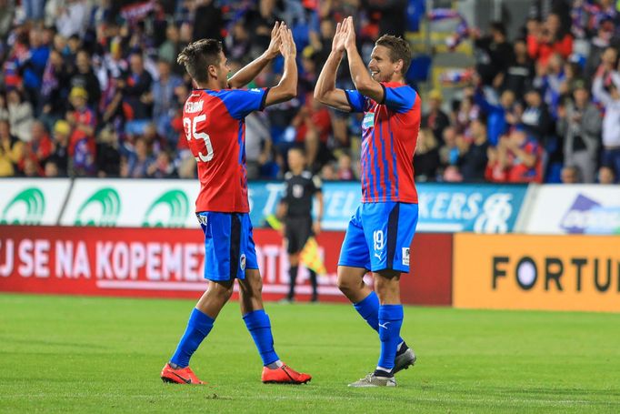 Fortuna Liga: Plzeň vs. Olomouc: Aleš Čermák a Jan Kovařík