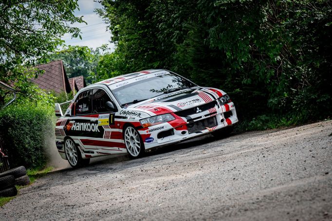 Martin Šikl, Petr Vilímek (Mitsubishi Lancer Evo IX), průběžně vedoucí posádka ČMPR 2024