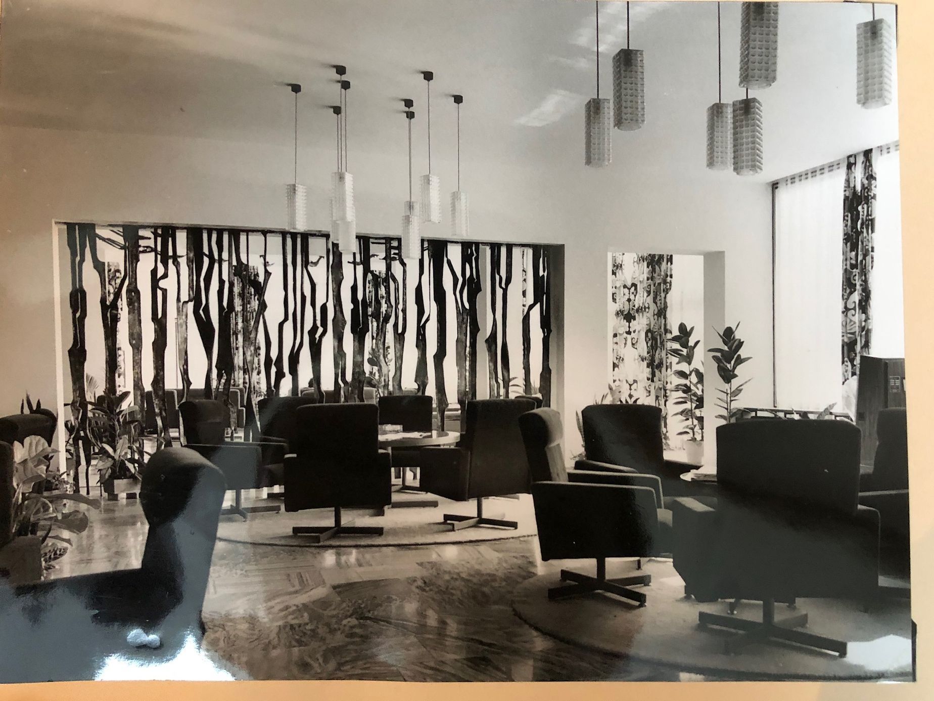 hotel medlov interiér zimní zahrada původní vybavení