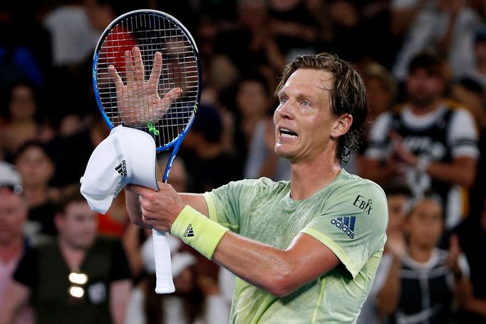 Tomáš Berdych v prvním kole Australian Open 2018